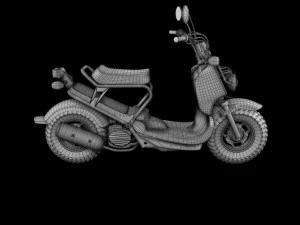 honda ruckus 2012 3D Model