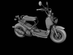 honda ruckus 2012 3D Model