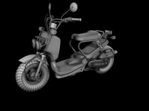 honda ruckus 2012 3D Model