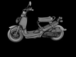 honda ruckus 2012 3D Model