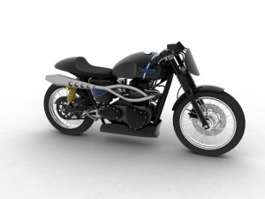 triumph thruxton cup 2012 3D Model