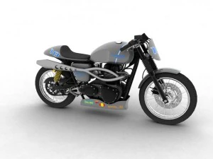 triumph thruxton cup 2012 3D Model