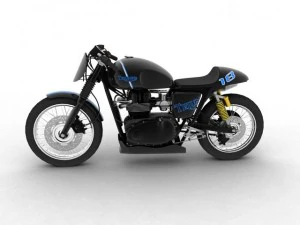 triumph thruxton cup 2012 3D Model