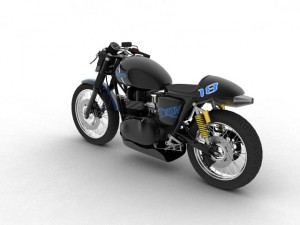 triumph thruxton cup 2012 3D Model