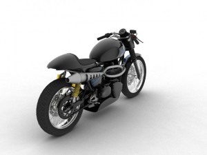 triumph thruxton cup 2012 3D Model