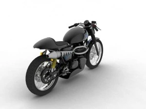 triumph thruxton cup 2012 3D Model