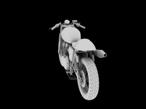 triumph thruxton cup 2012 3D Model