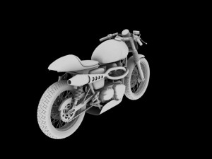 triumph thruxton cup 2012 3D Model