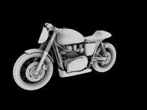 triumph thruxton cup 2012 3D Model