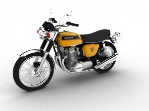 honda cb750 four k0 1969 3D Modell