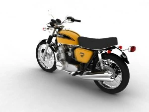 honda cb750 four k0 1969 3D Model