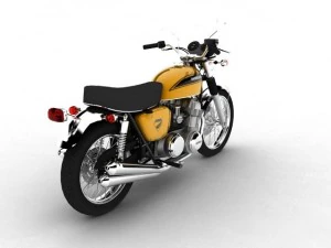 honda cb750 four k0 1969 3D Model