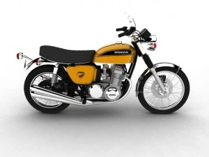 honda cb750 four k0 1969 3D Model