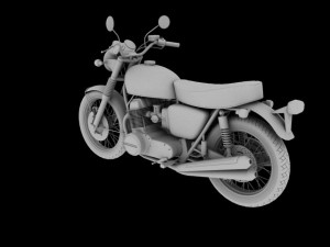 honda cb750 four k0 1969 3D Modell