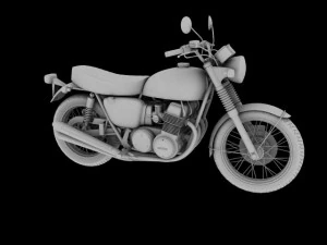 honda cb750 four k0 1969 3D Model