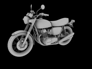 honda cb750 four k0 1969 3D Modell