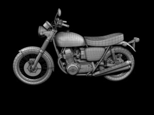honda cb750 four k0 1969 3D Modell