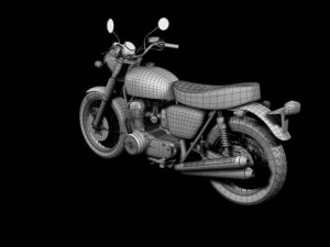 honda cb750 four k0 1969 3D Modell
