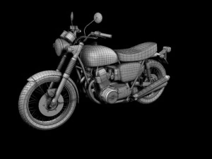 honda cb750 four k0 1969 3D Model