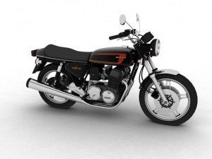 honda cb750 f2 1978 Modelo 3D