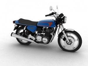 honda cb750 f2 1978 Modelo 3D