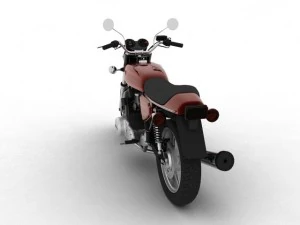 honda cb750 f2 1978 3D Model