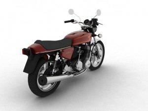 honda cb750 f2 1978 Modelo 3D