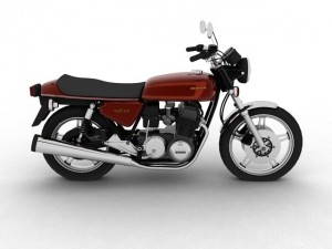honda cb750 f2 1978 Modelo 3D