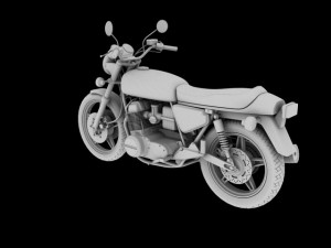 honda cb750 f2 1978 Modelo 3D
