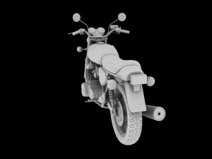 honda cb750 f2 1978 Modelo 3D