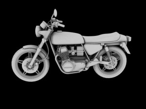 honda cb750 f2 1978 Modelo 3D