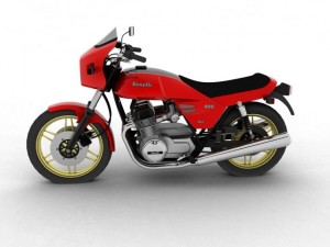 benelli 900 sei 1984 3D Model