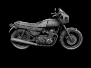 benelli 900 sei 1984 3D Model