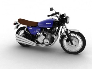 benelli 750 sei 1976 Model 3D