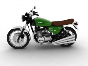 benelli 750 sei 1976 Model 3D