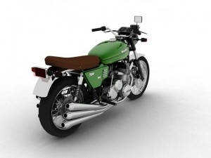 benelli 750 sei 1976 Model 3D