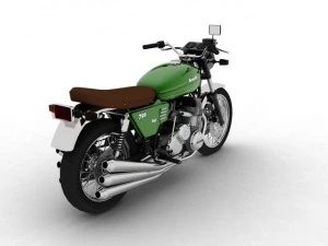 benelli 750 sei 1976 3D Model