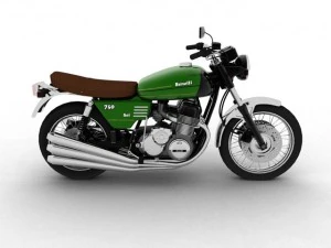 benelli 750 sei 1976 3D Model