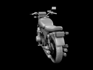 benelli 750 sei 1976 3D Model