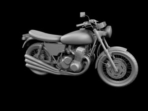 benelli 750 sei 1976 Model 3D