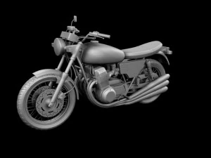 benelli 750 sei 1976 3D Model