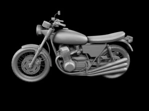 benelli 750 sei 1976 3D Model