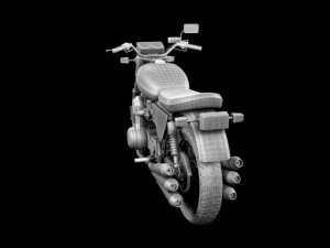 benelli 750 sei 1976 3D Model