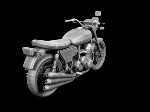 benelli 750 sei 1976 3D Model