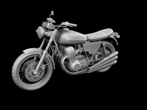 benelli 750 sei 1976 3D Model