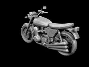 benelli 750 sei 1976 3D Model