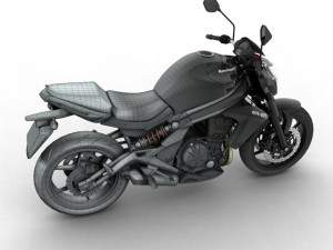 kawasaki er6n 2012 3D Model in Motorcycle 3DExport