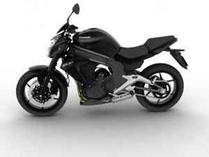 kawasaki er6n 2012 Modèle 3D