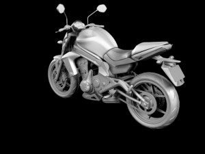 kawasaki er6n 2012 Modèle 3D