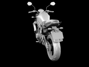 kawasaki er6n 2012 Modèle 3D